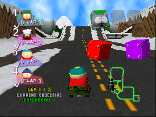 South Park Rally screenshot 5 for Nintendo 64
